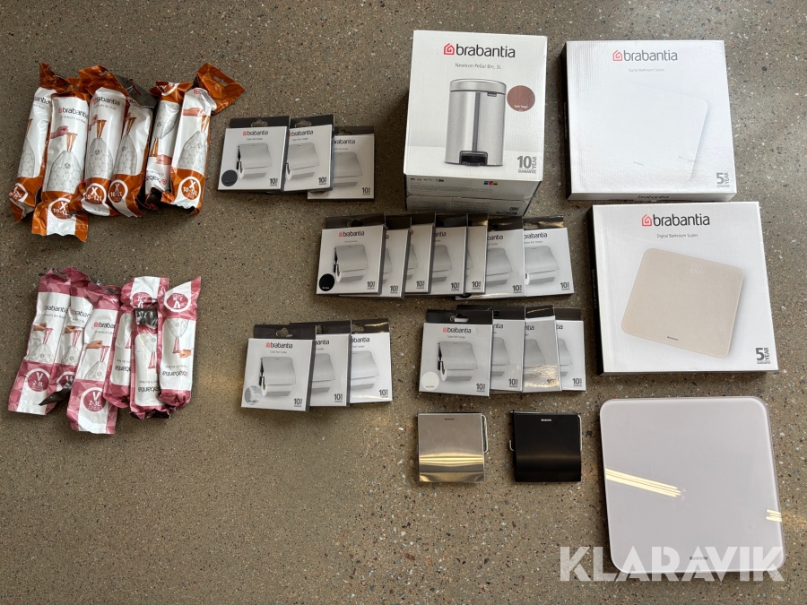 Diverse badrumstillbehör Brabantia