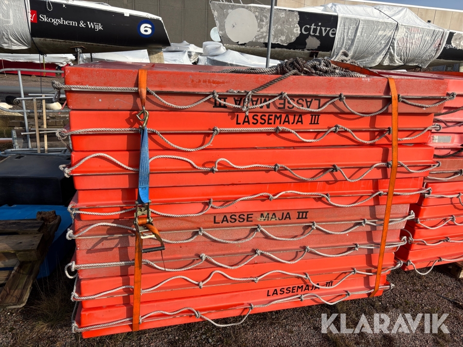 Räddningsflotte / flytblock Saxarplast 8st