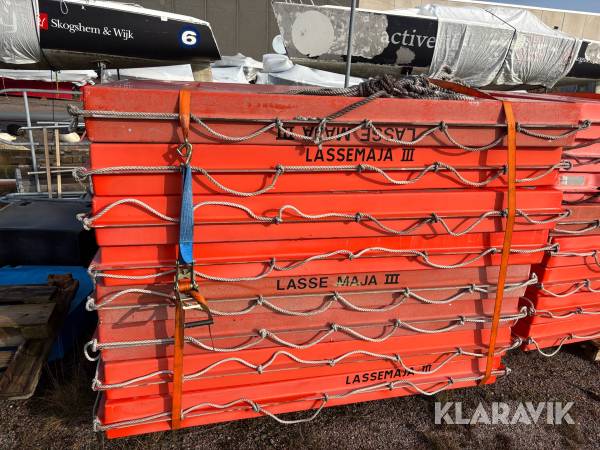 Räddningsflotte / flytblock Saxarplast 8st