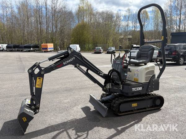 Minigrävare Yanmar Terex Schaeff TC08