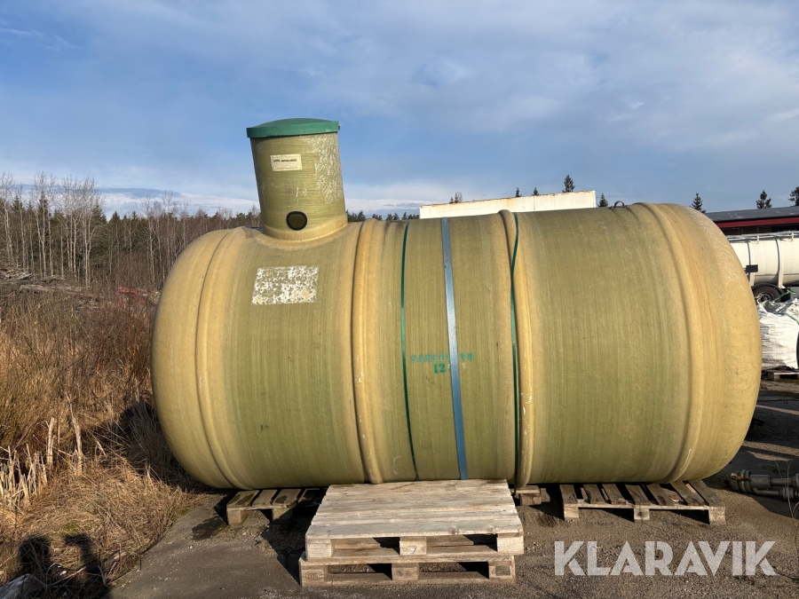 Glasfibertank VPI 12 kubik tät