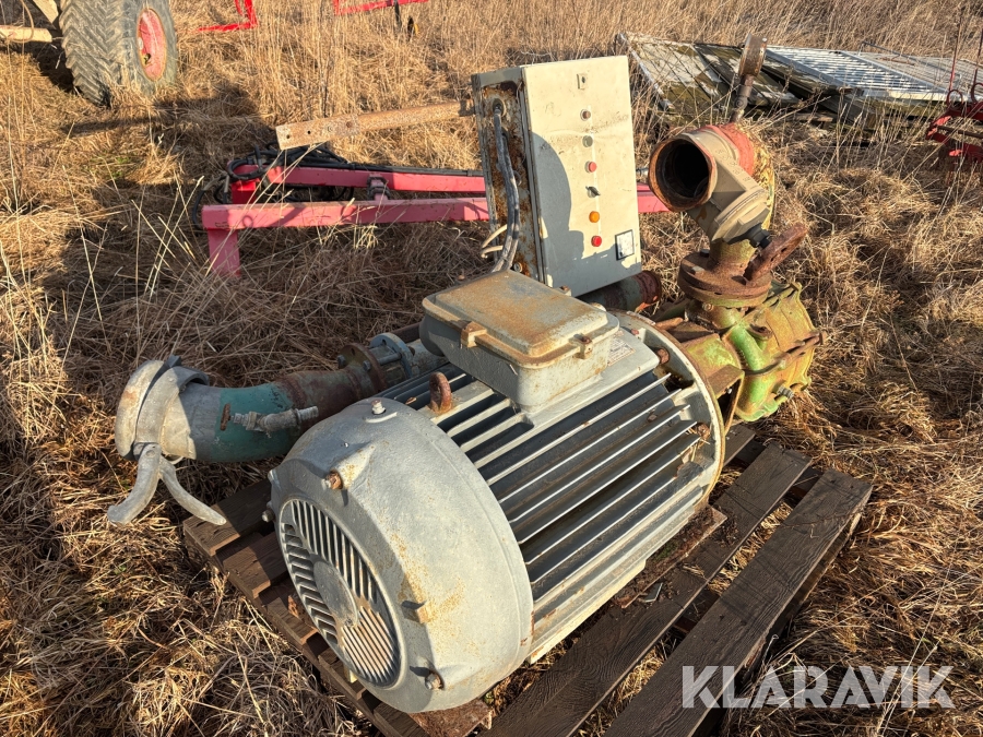 Bevattningspump Rovatti Pompe ME60K80 med elskåp
