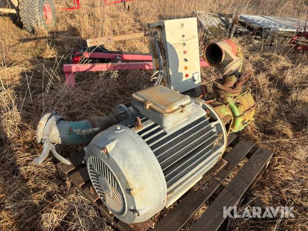 Bevattningspump Rovatti Pompe ME60K80 med elskåp
