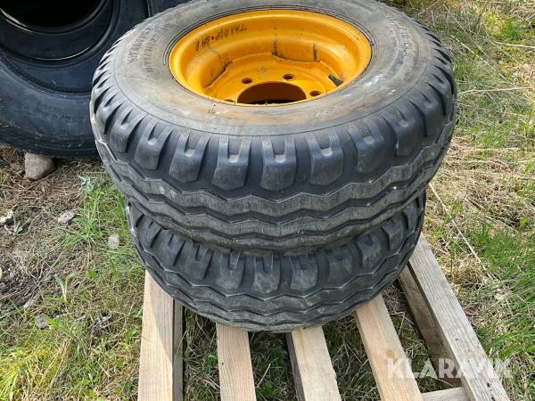 Hjul 2st till Taarup 605B slåtterktoss Viskanfors 11.580-15.3