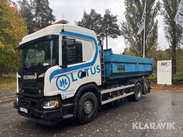 Lastväxlare gasbil Scania G410 XT 6x2