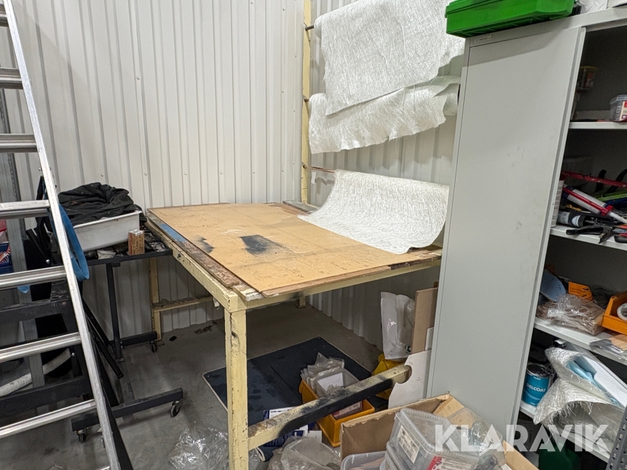 Kapbord för glasfiberarbete