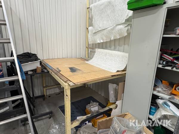 Kapbord för glasfiberarbete