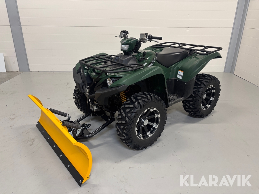 ATV Yamaha Grizzly 700 EPS med snöblad