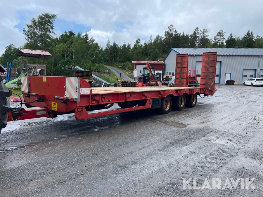 Maskintrailer JPM 33 Ton