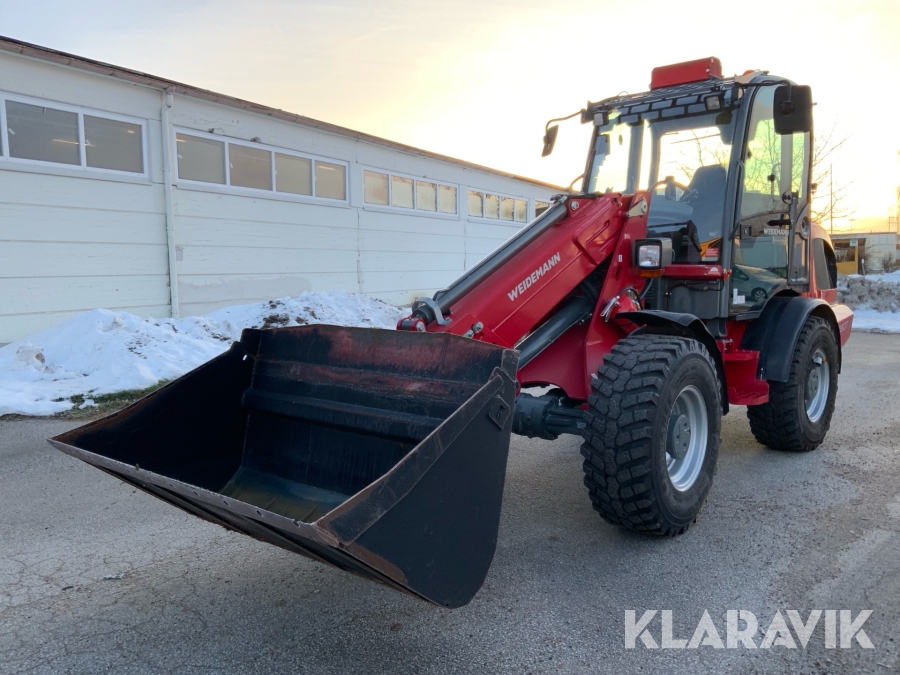 Teleskophjullastare Weidemann 3080 T med skopa