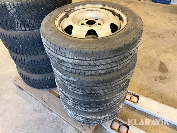 Däck & fälg Bridgestone Duravis 215/60R17C-5/120 4st