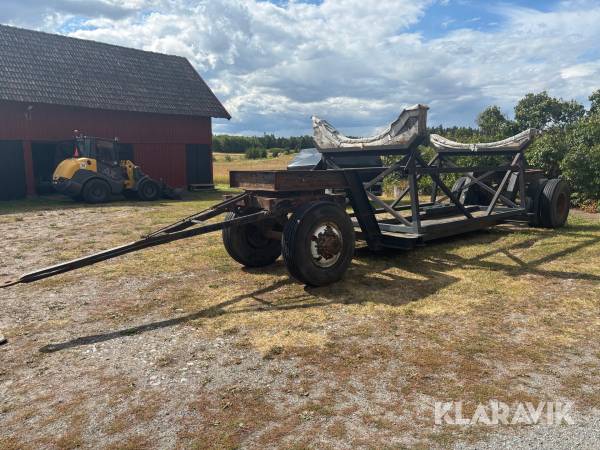 Båtvagn med vagga
