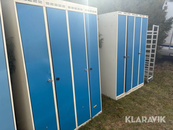 Omklädningskåp 2st