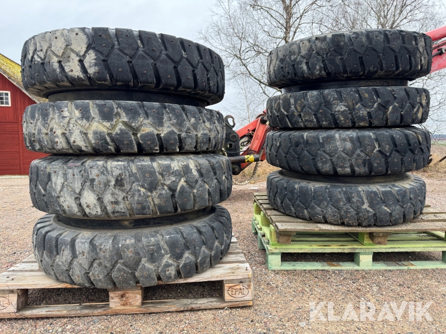 Grävmaskinshjul Nokian Armor Gard 10.00-20 8st