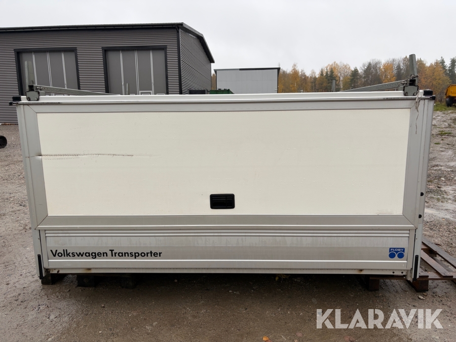 Glasfiberskåp Autokaross Floby passande Volkswagen Transporter Enkelhytt