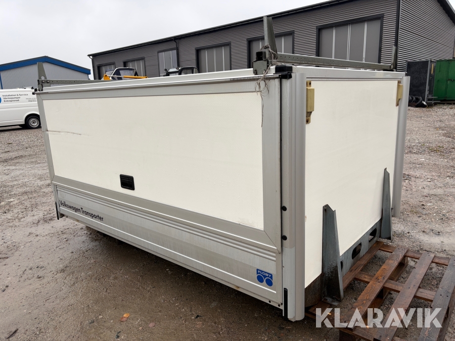 Glasfiberskåp Autokaross Floby passande Volkswagen Transporter Enkelhytt