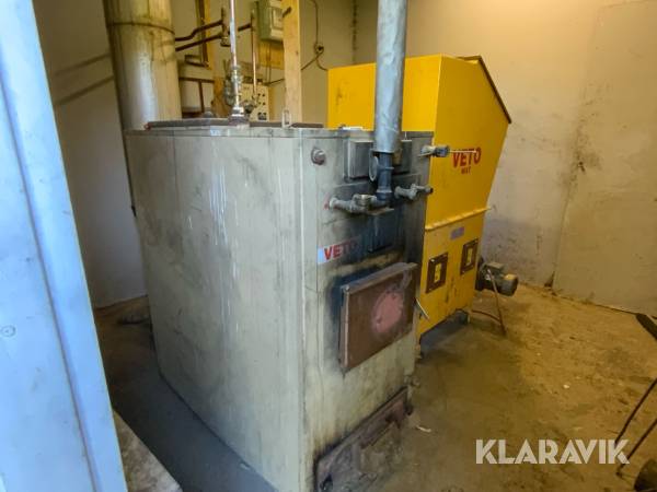 Flispanna Veto 60kW med brännare Veto Mat 40kW
