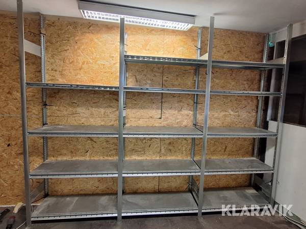 Lagerhyllor 3 sektioner