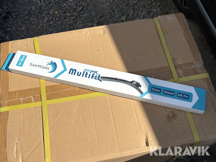 Kartong med Torkarblad SweWipes 18” 60st