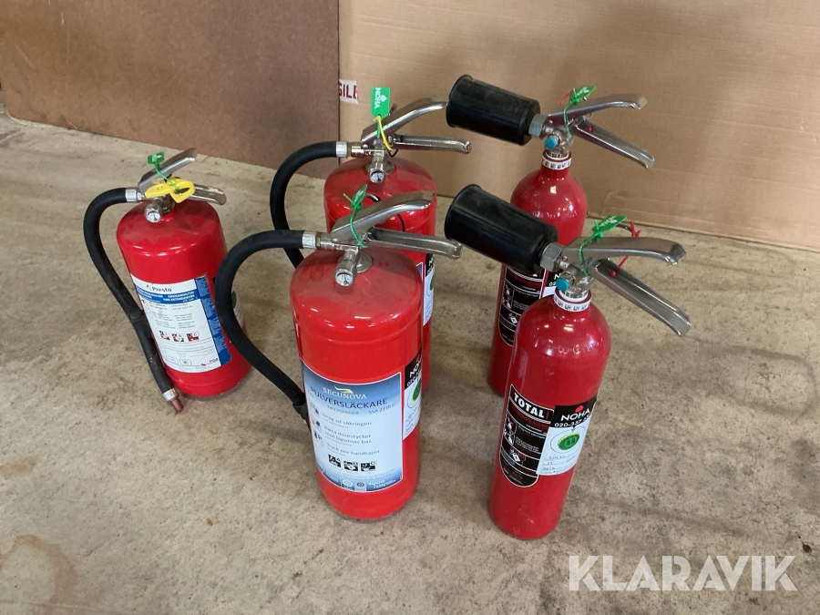 Brandsläckare 5st