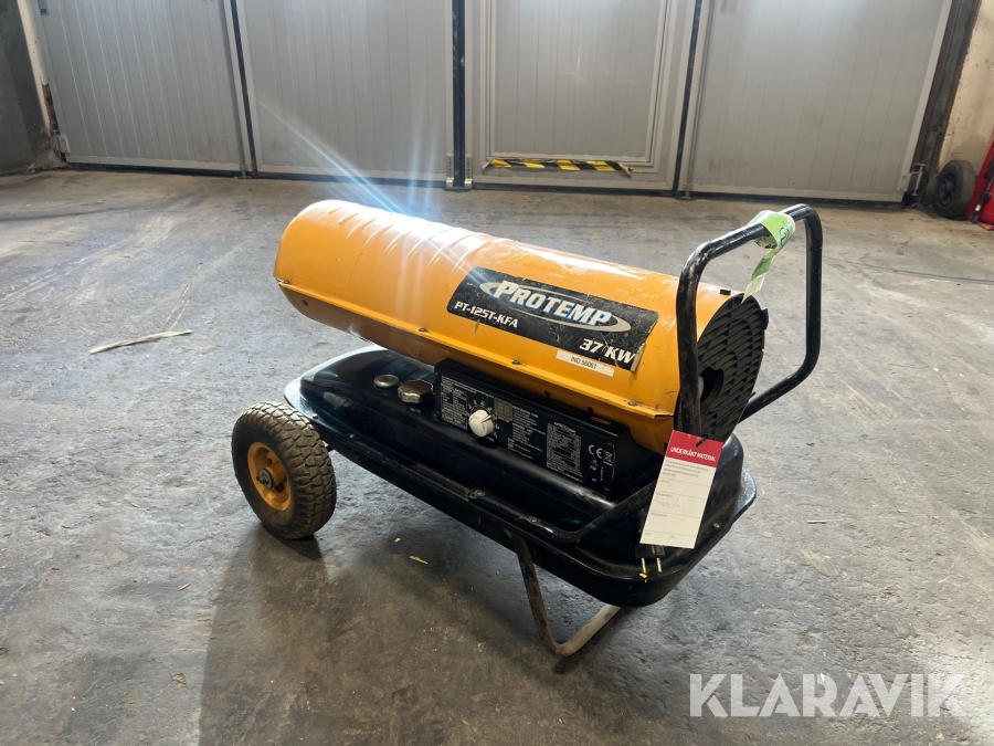 Luftvärmare värmevexlad Protemp PT-125T-KFA