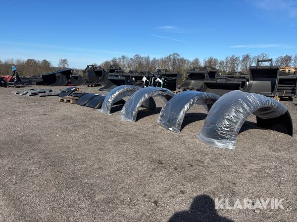 Skärmar till grävmaskin, släp & trailers