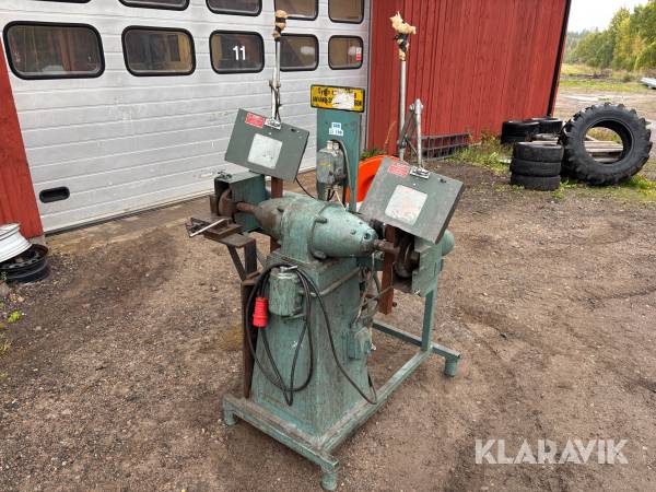 Slipmaskin med utsug