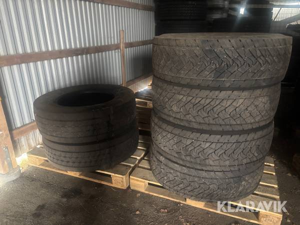 Lastbilsdäck 2+4 Goodyear 315/70R22.5