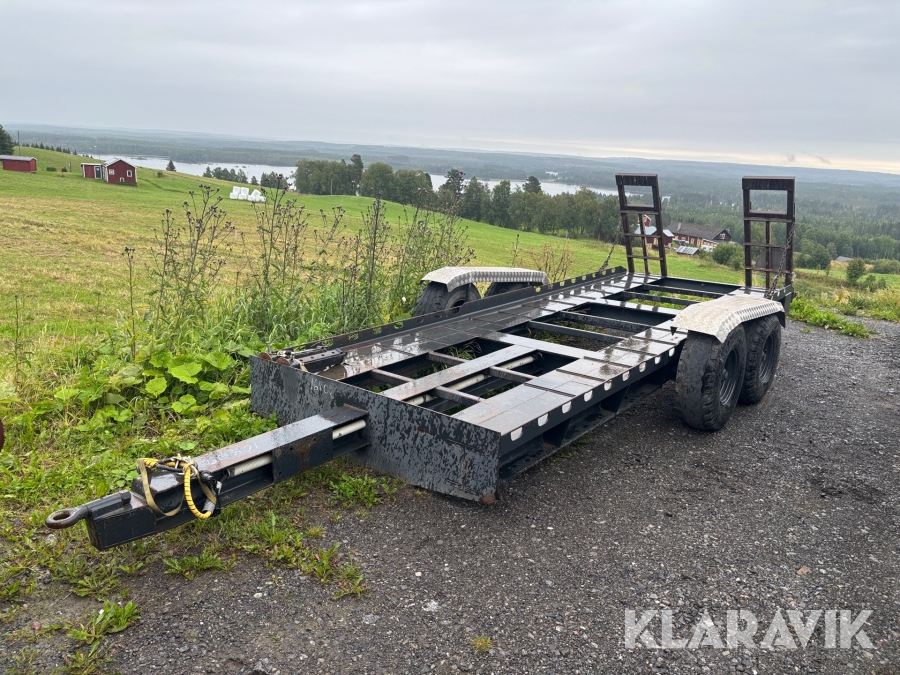 Maskintrailer till traktor 8 ton