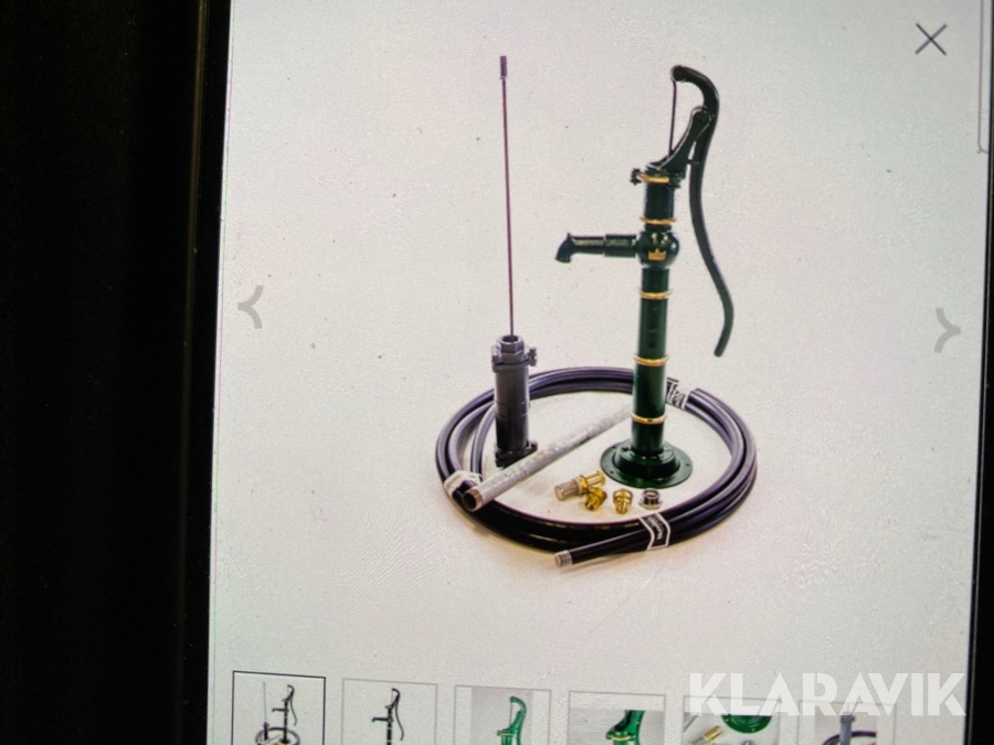 Gårdspump med sugkit Kronan