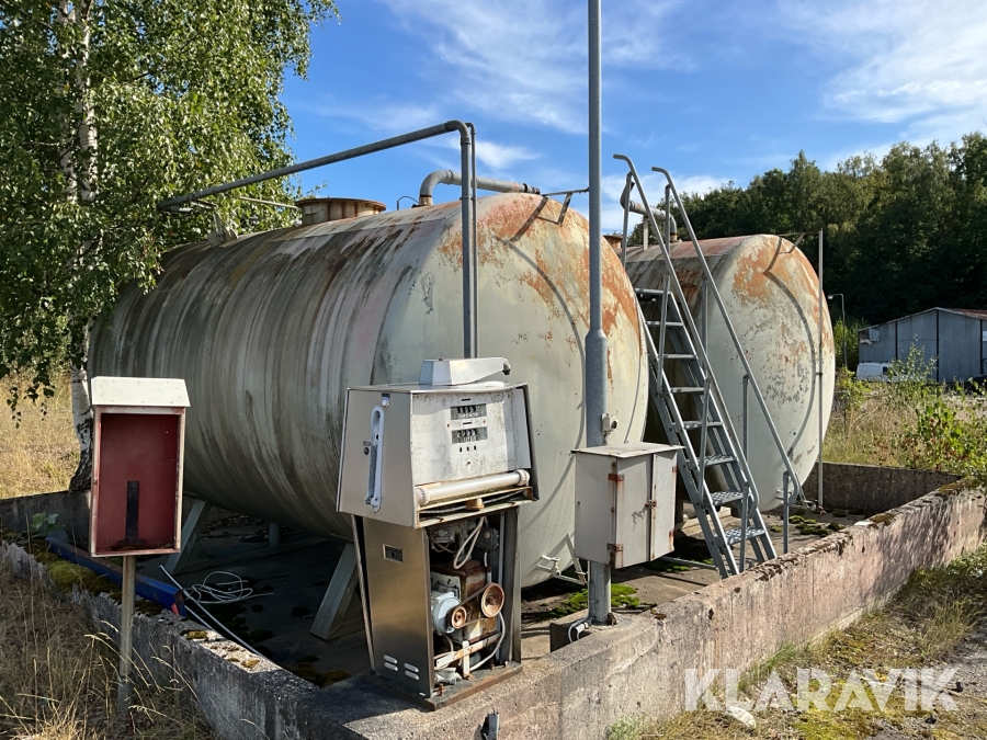 Dieseltank Kåge-verken 20kubik 2st