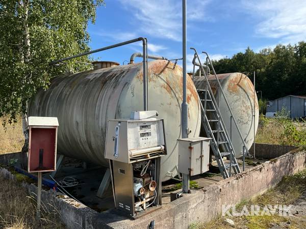 Dieseltank Kåge-verken 20kubik 2st