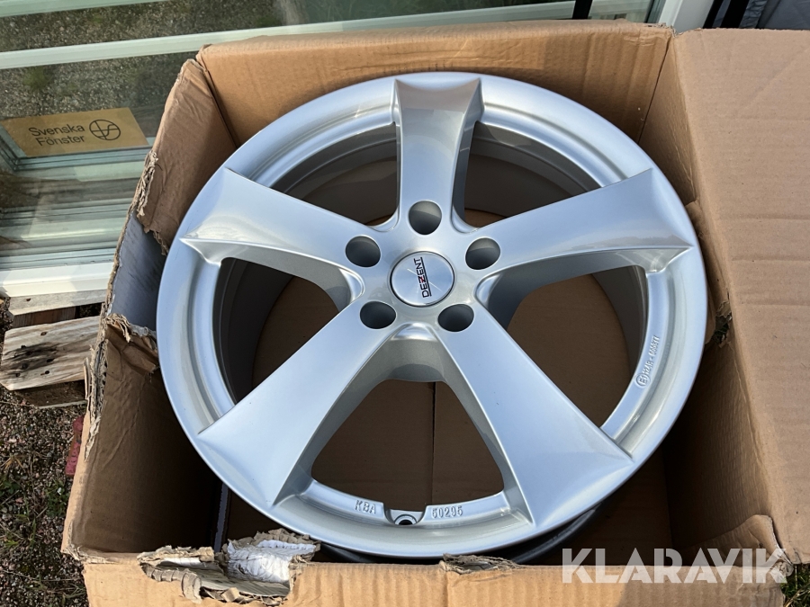 Aluminiumfälgar Dezent 7,5x17tum 5/112 4st