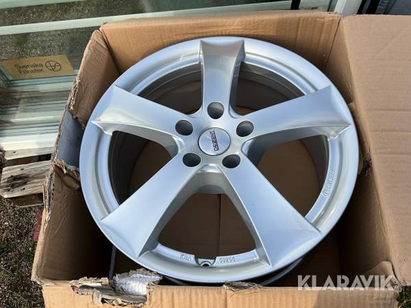 Aluminiumfälgar Dezent 7,5x17tum 5/112 4st