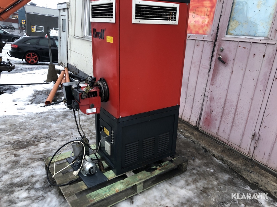 Varmluftspanna Kroll med alloljebrännare