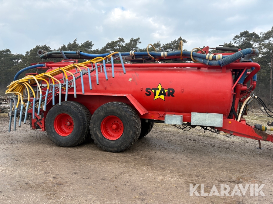 Gödseltunna Star 15000L med kran & ramp