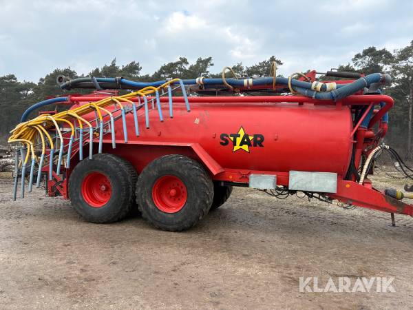 Gödseltunna Star 15000L med kran & ramp