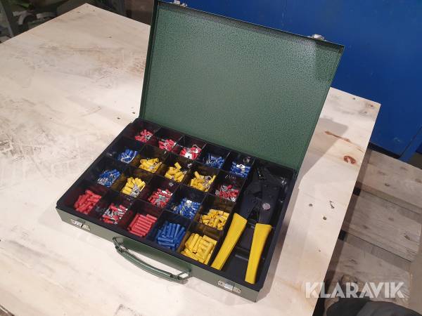 Sortiment med kabelskor & tång Granit