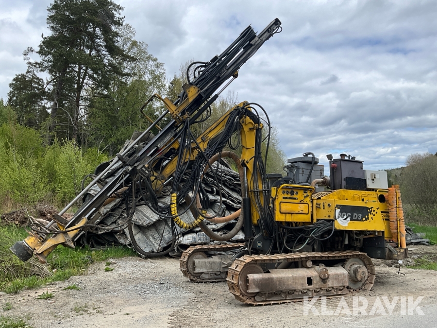 Borrvagn Atlas Copco ROC D3 2008 med radiostyrning