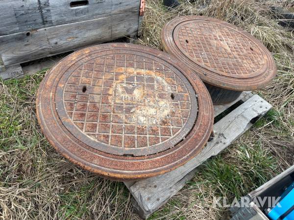 Brunnringar med lock - 2st