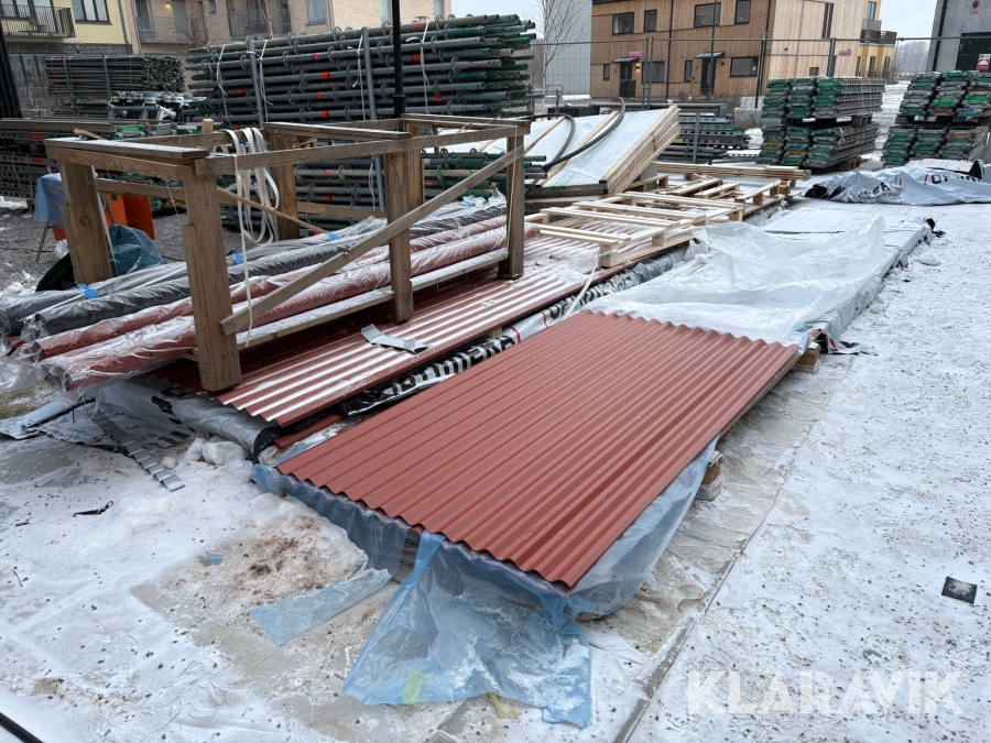 Takplåt / Fasadplåt Plannja Sinus 18 500m2