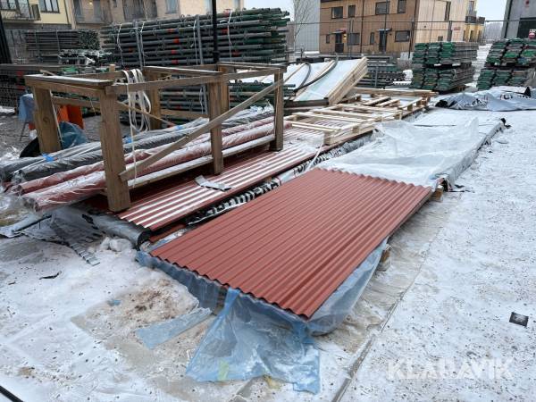 Takplåt / Fasadplåt Plannja Sinus 18 500m2