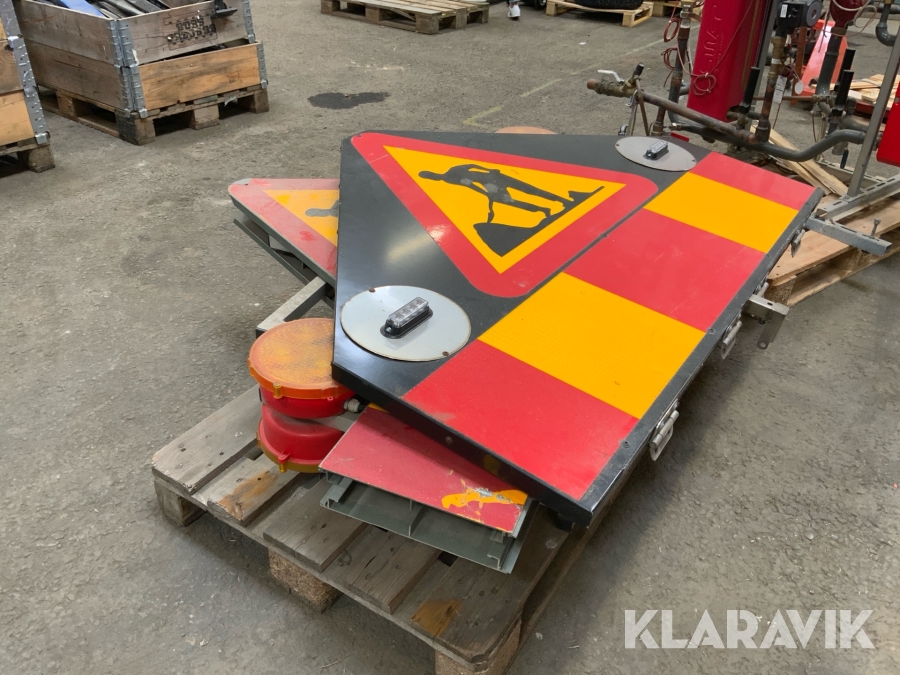 Vägmärkesskylt för tak 2st