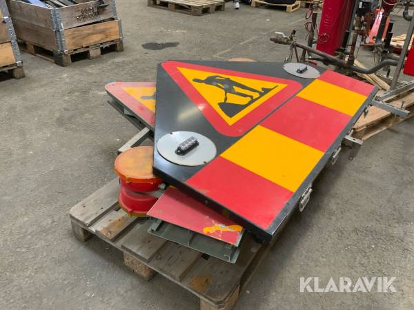 Vägmärkesskylt för tak 2st