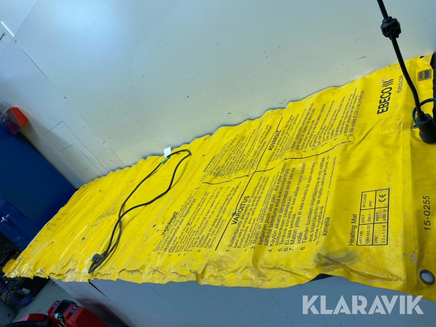 Värmematta Ebeco 1000w