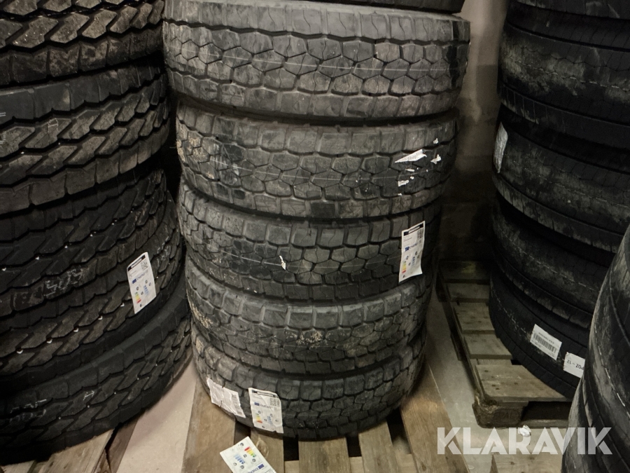 Lastbilsdäck Bridgestone 235/75R17.5 5st