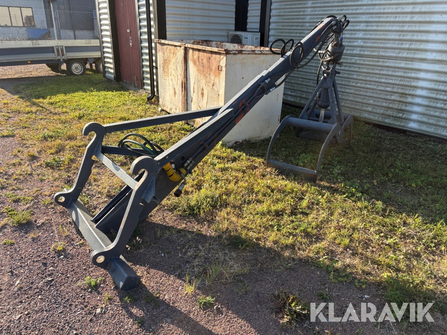 Kranarm med timmergrip