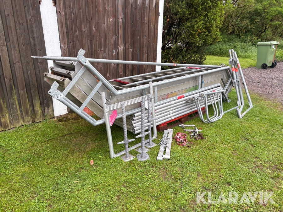 Trapptorn i aluminium Alrad 8 m arbetshöjd
