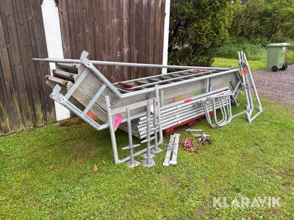 Trapptorn i aluminium Alrad 8 m arbetshöjd
