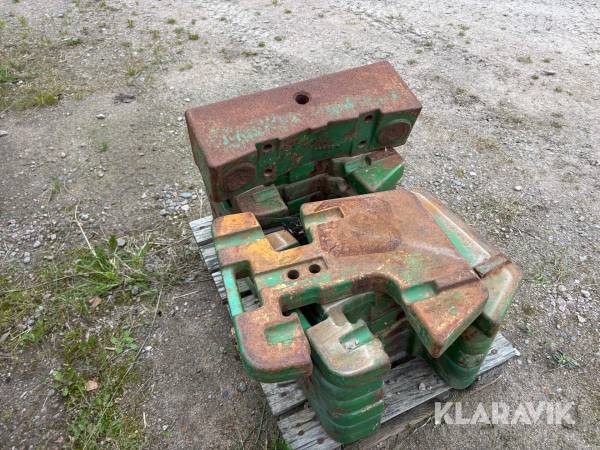Frontvikter John Deere 45x14st